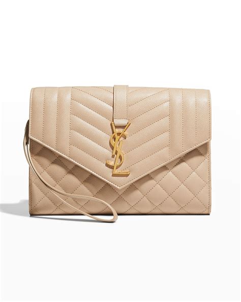 ysl clutch official website|ysl monogram clutch.